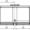 Gastro Kühlschrank PROFI 1400 GN 2/1 Superior mit 2 Glastüren, 1168 Liter Kühlraumvolumen, Made in Europe