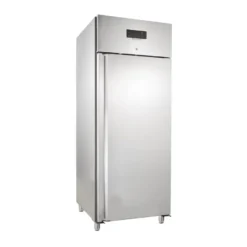Gastronomie Kühlschrank ECO 700 GN 2/1 Monoblock , 616 Liter Kühlraumvolumen, 3 verstellbare Einlegeböden, Robuste Bauweise, Edelstahl