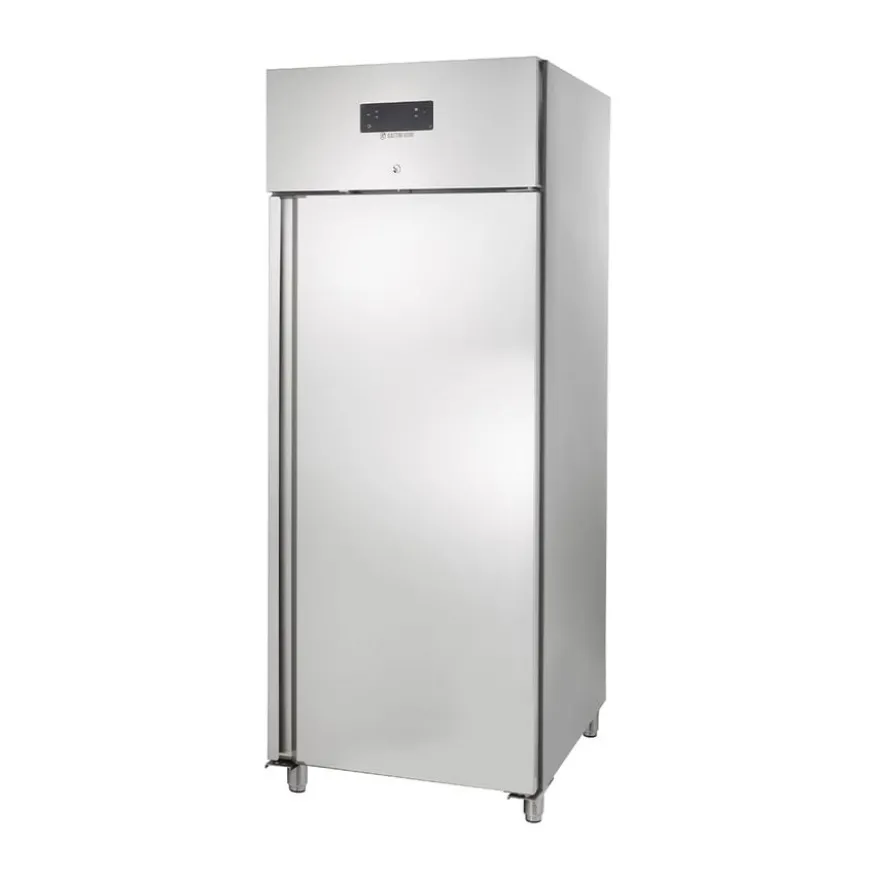 Gastronomie Kühlschrank ECO 700 GN 2/1 Monoblock , 616 Liter Kühlraumvolumen, 3 verstellbare Einlegeböden, Robuste Bauweise, Edelstahl