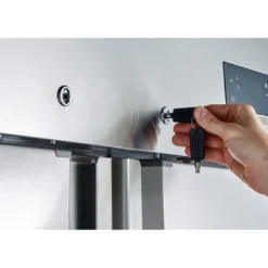 Gastronomie Kühlschrank ECO 1400 GN 2/1 Monoblock, 1350 Liter Kühlraumvolumen, 6 verstellbare Einlegeböden, Robuste Bauweise, Edelstahl