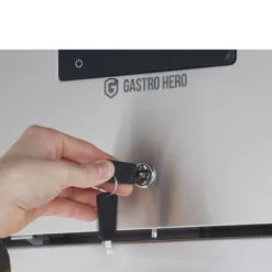 Gastronomie Tiefkühlschrank ECO 700 GN 2/1 Monoblock, 616 Liter Kühlraumvolumen, 3 verstellbare Einlegeböden, Robuste Bauweise, Edelstahl