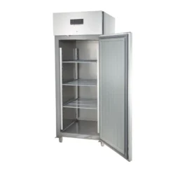 Gastronomie Tiefkühlschrank ECO 700 GN 2/1 Monoblock, 616 Liter Kühlraumvolumen, 3 verstellbare Einlegeböden, Robuste Bauweise, Edelstahl