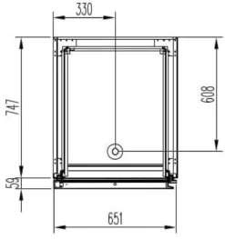 Gastro Tiefkühlschrank Profi 700 GN 2/1 Superior, 610 Liter Kühlraumvolumen, Made in Europe