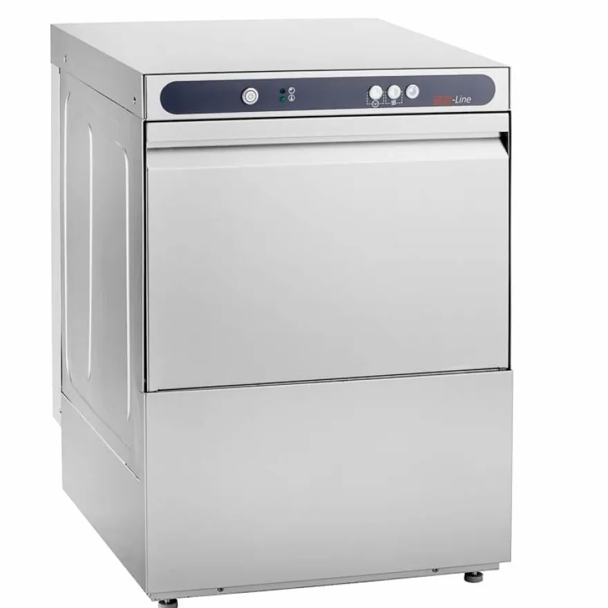 Geschirrspülmaschine ECO 50x50 cm Korbmaß, mit Reiniger- & Klarspüldosierer, mit Ablaufpumpe & Enthärter, Made in Europe, 230 Volt