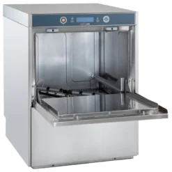 Geschirrspülmaschine HYPRO Digital 50 SLE 50x50 cm Korbmaß, mit Reiniger- & Klarspüldosierer, mit Ablaufpumpe & Enthärter,Drucksteigerungspumpe Made in Europe, 230 Volt