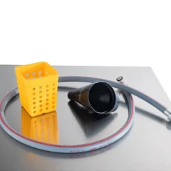 Geschirrspülmaschine HYPRO Digital 50 SLE 50x50 cm Korbmaß, mit Reiniger- & Klarspüldosierer, mit Ablaufpumpe & Enthärter,Drucksteigerungspumpe Made in Europe, 230 Volt