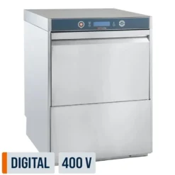 Geschirrspülmaschine HYPRO Digital 54 SL 50x50 cm Korbmaß, mit Reiniger- & Klarspüldosierer, mit Ablaufpumpe, Drucksteigerungspumpe Made in Europe, 400 Volt