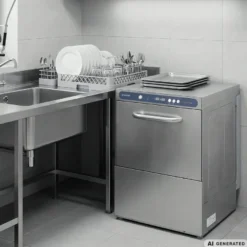 Geschirrspülmaschine PROFI Digital 50 SL 50x50 cm Korbmaß, mit Reiniger- & Klarspüldosierer, mit Ablaufpumpe, Made in Europe, 230 Volt