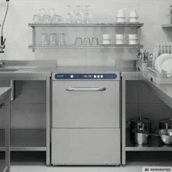 Geschirrspülmaschine PROFI Digital 54 SLE 50x50 cm Korbmaß, mit Reiniger- & Klarspüldosierer, mit Ablaufpumpe & Enthärter, Made in Europe, 400 Volt