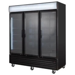 Getränkekühlschrank ECO 1500 mit Klapptüren und Leuchtaufsatz