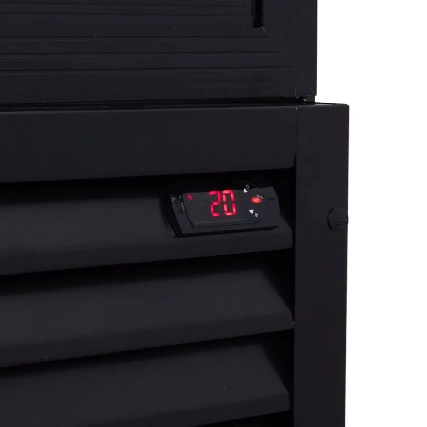 Getränkekühlschrank ECO 1000 mit Schiebetüren und Leuchtaufsatz