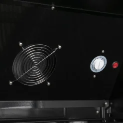 Getränkekühlschrank GKS-360, 360 Liter Kühlraumvolumen, 5 verstellbare Einlegeböden, Innenbeleuchtung, Abschließbar, Schwarz