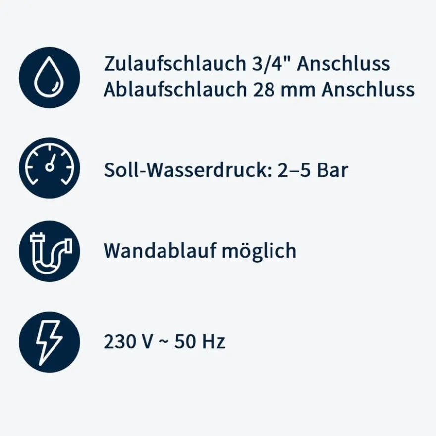 Gläserspülmaschine ECO 40x40 cm Korbmaß, mit Reiniger- & Klarspüldosierer, mit Ablaufpumpe & Enthärter, Made in Europe, 230 Volt