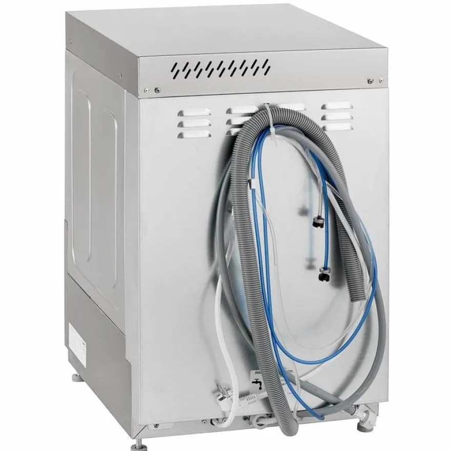 Gläserspülmaschine ECO 40x40 cm Korbmaß, mit Reiniger- & Klarspüldosierer, mit Ablaufpumpe & Enthärter, Made in Europe, 230 Volt