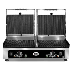 GMG Elektro-Kontaktgrill KG2735DE 2 x 36x27 gerillt