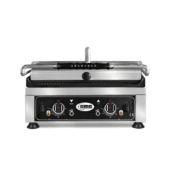 GMG Elektro-Kontaktgrill KG2745EDT 45x27 gerillt mit 2 Temperaturreglern