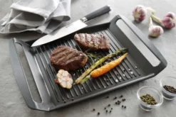 Grillplatte Induktion geeignet 290x260x35