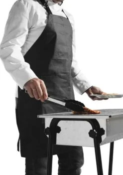 Grillschürze Flammenabweisende Beschicht. canvas 81x66 cm