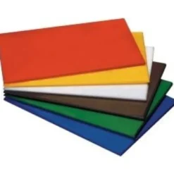 HACCP Schneidbrett, Länge 61 cm, Breite 46 cm, Dicke 2,5 cm, gelb