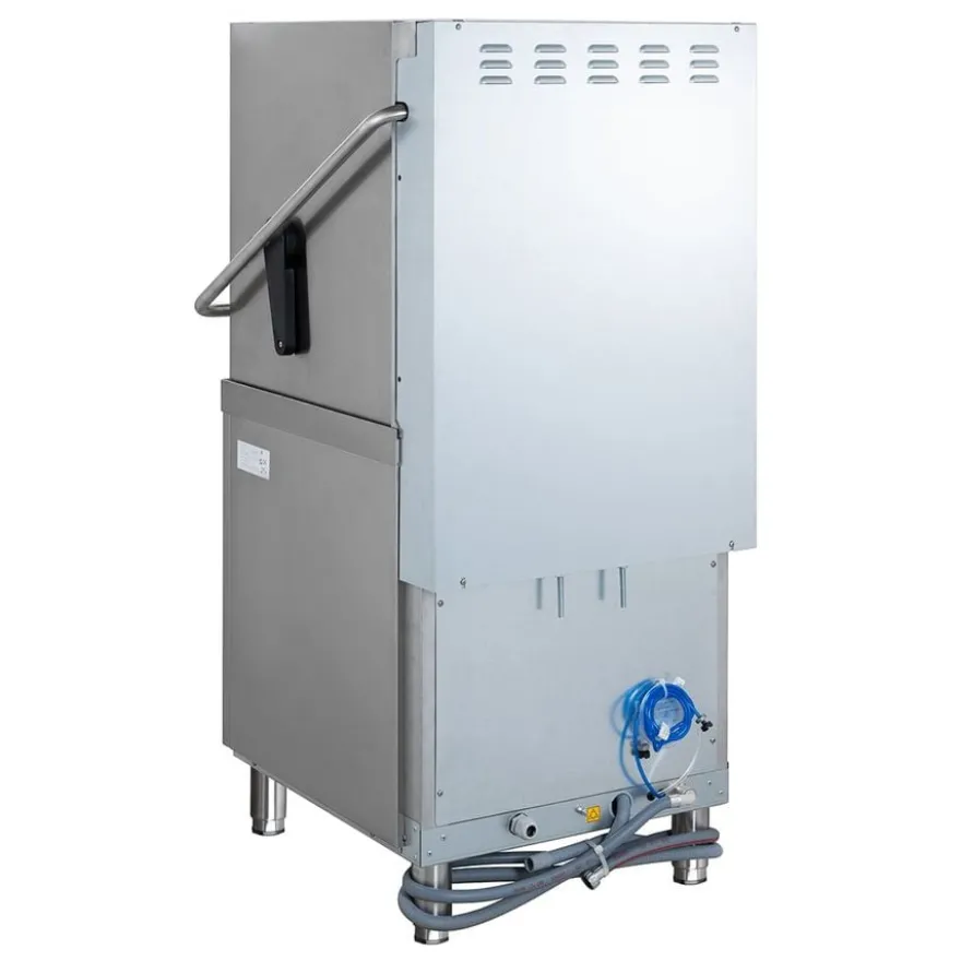 Haubenspülmaschine PROFI Digital 54 SLE 50x50 cm Korbmaß, mit Reiniger- & Klarspüldosierer, mit Ablaufpumpe & Enthärter, Made in Europe, 400 Volt