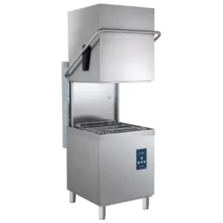 Haubenspülmaschine PROFI Digital 54 SLE 50x50 cm Korbmaß, mit Reiniger- & Klarspüldosierer, mit Ablaufpumpe & Enthärter, Made in Europe, 400 Volt