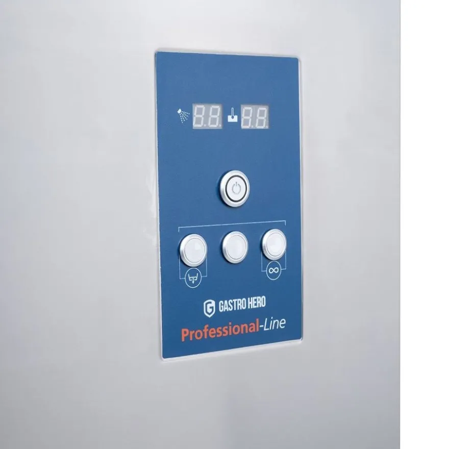 Haubenspülmaschine PROFI Digital 54 SLE 50x50 cm Korbmaß, mit Reiniger- & Klarspüldosierer, mit Ablaufpumpe & Enthärter, Made in Europe, 400 Volt