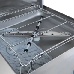 Haubenspülmaschine PROFI Digital 54 SL 50x50 cm Korbmaß, mit Reiniger- & Klarspüldosierer, mit Ablaufpumpe, Made in Europe, 400 Volt