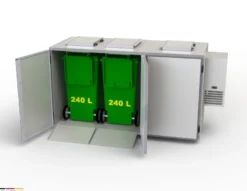 Hefa Abfallkühler 3x 240L