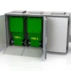 Hefa Abfallkühler 3x 120L