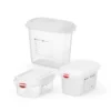 Hendi GN-Behälter mit Deckel und HACCP-Clips, GN 1/9, 150 mm, 1,5 L, PP
