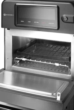Hendi High-Speed-Ofen CombiTurbo, 18 L, Schwarz