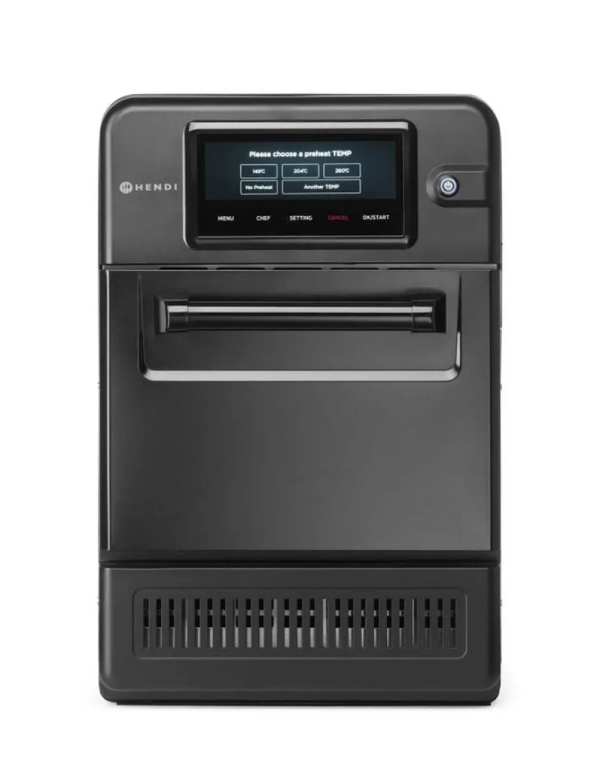Hendi High-Speed-Ofen CombiTurbo, 18 L, Schwarz