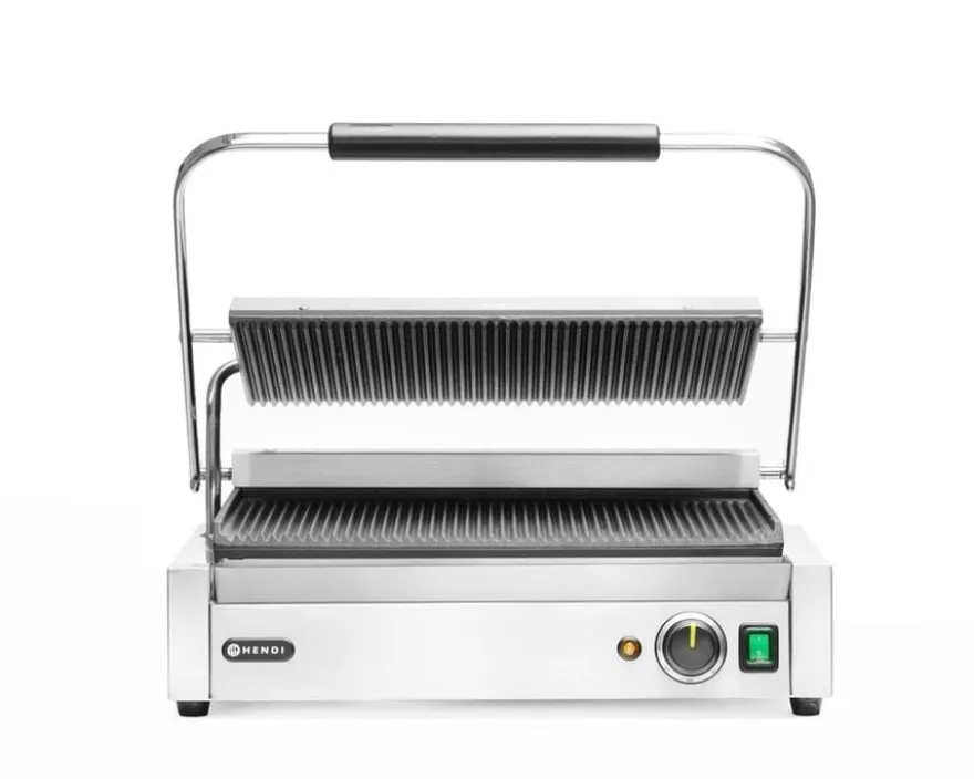 Hendi Kontakt-Grill Panini XL, 230V/2700W, 548x464x(H)231mm