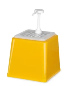 Hendi Pump-Saucenspender, 2,5L, Gelb, 230x210x(H)250mm