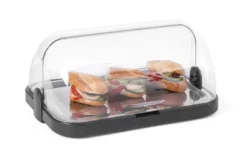 Hendi Roll-Top-Kühldisplay, einfach, Dunkelgrau