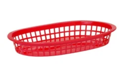 Hendi Servierkörbe im Fastfood-Stil, Schwarz, 6 Stk., 275x175x(H)38mm