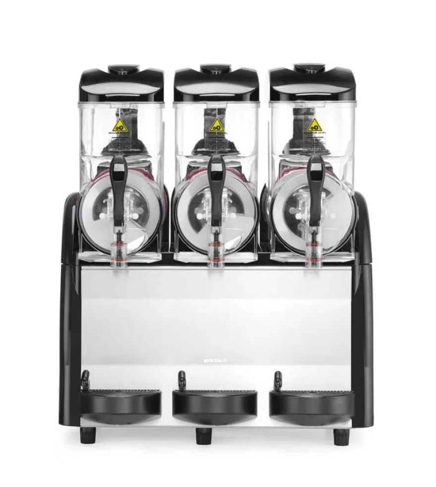 Hendi Slush-Eis-Maschine Arktic Profi Line, 3 x 12 L, Schwarz
