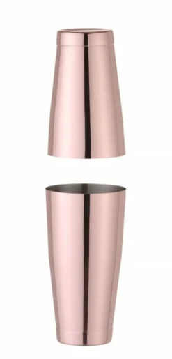 Hendi Tin-on-Tin Boston Shaker, Bar up, 0,8L, Kupfer, Ø 90mm