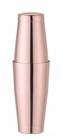 Hendi Tin-on-Tin Boston Shaker, Bar up, 0,8L, Kupfer, Ø 90mm