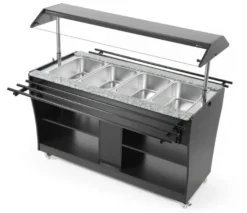 Hendi Warmbuffet , 4 x GN 1/1, fahrbar