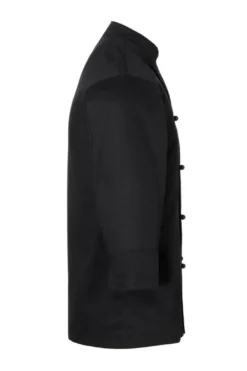 Herrenkochjacke Basic, Kugelknöpfe, schwarz, Größe: XL