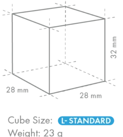 Hoshizaki Volleiswürfelbereiter Cube IM-130CPE 108 kg/24h mit 38 kg Vorratsbehälter