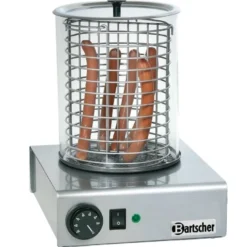 Hot-Dog-Gerät Chromnickelstahl, eckig, 28x28x35,1cm