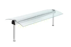 Hustenschutz 5 GN1/1 Beidseitiges Glas - Halogenlampe