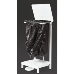 Jantex Abfallsackhalter weiß