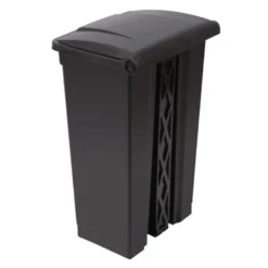 Jantex Küchenpedaleimer schwarz 87L