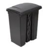Jantex Küchenpedaleimer schwarz 65L