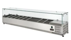Kühlaufsatz ECO 5 x GN 1/4 mit Glasaufsatz