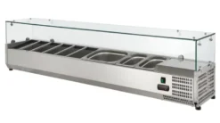 Kühlaufsatz ECO 5 x GN 1/4 mit Glasaufsatz