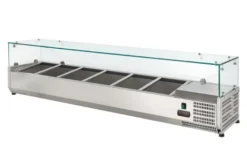 Kühlaufsatz ECO 9 x GN 1/3 mit Glasaufsatz